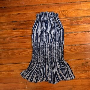 Planet Blue Navy and White Striped Mini Dress (good karma)